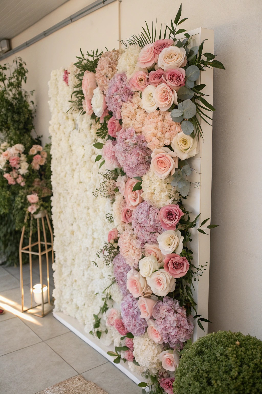 Bring magic to your space with a handcrafted floral wall backdrop.