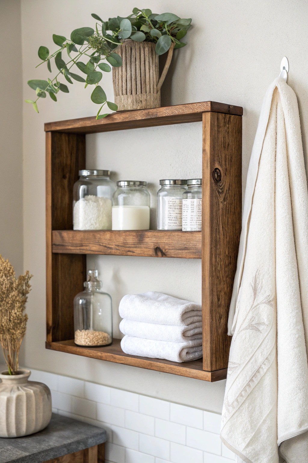 Effortless organization with natural, open shelving—where beauty meets function.