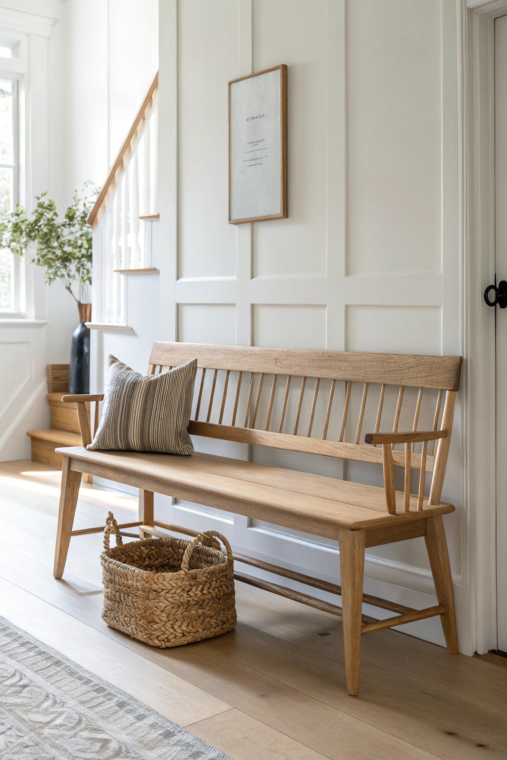 Effortless entryway elegance—where less truly means more.