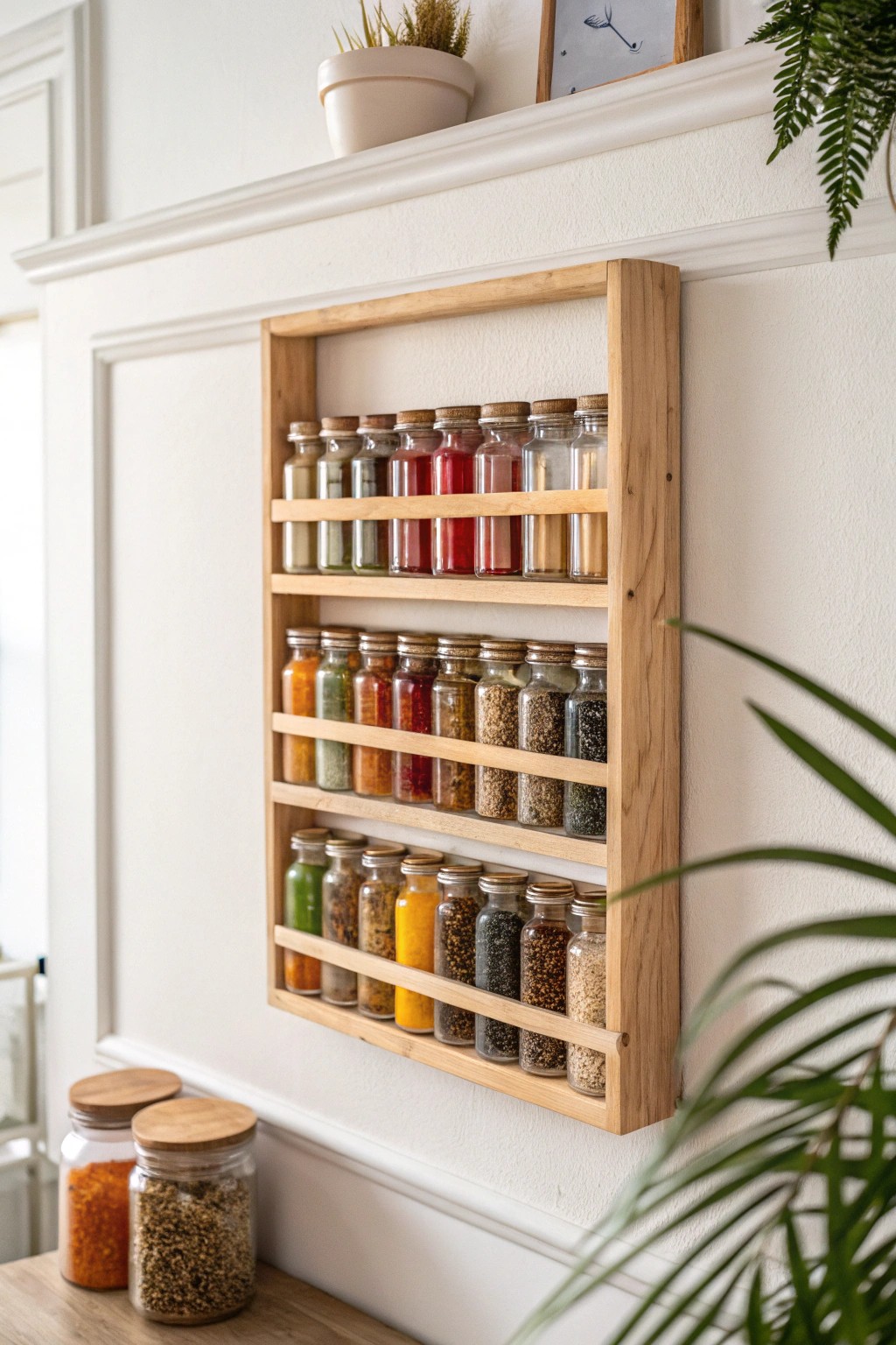 Elevate your kitchen with a simple, handcrafted spice gallery.