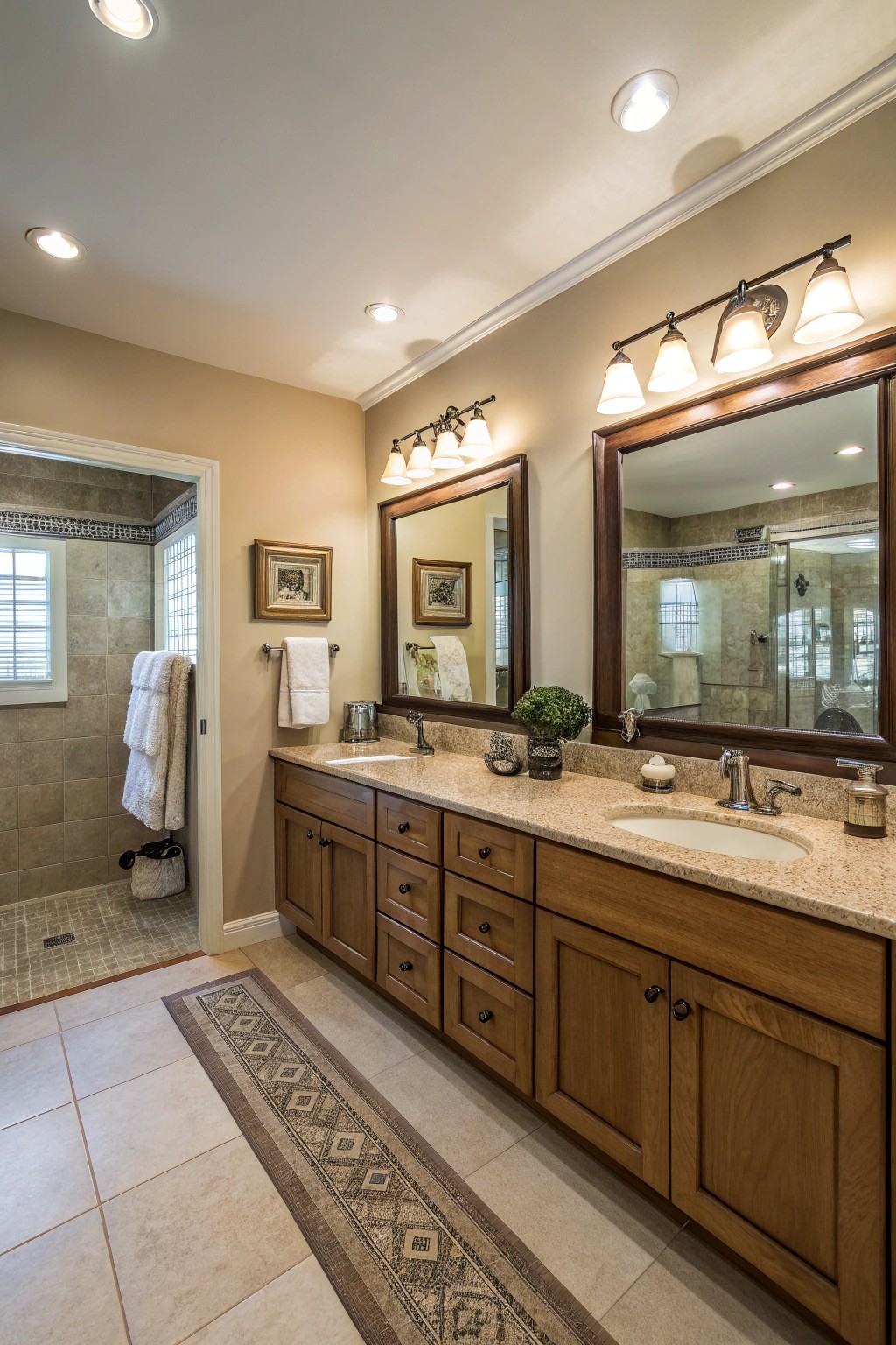 Double sink vanities balance function and elegance for shared bathrooms