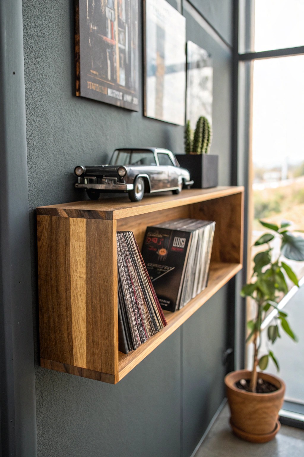 Showcase your passions with a beautifully crafted display shelf.