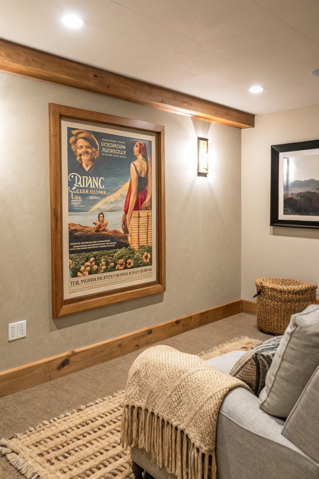 Elevate your home theater with a timeless, framed movie poster—personalized style meets cinematic passion.