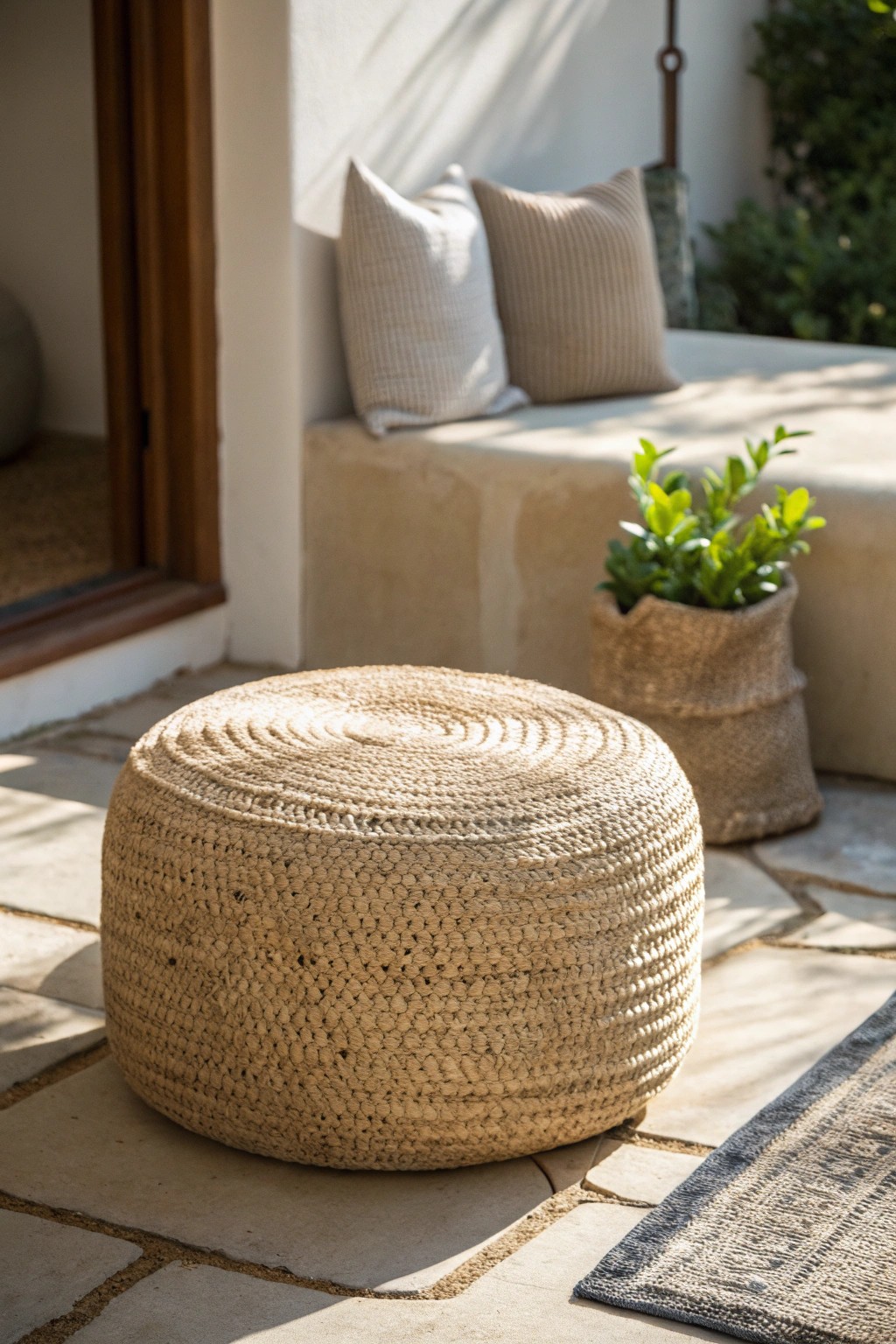 Elevate your small patio with a beautiful, multi-use ottoman—style, comfort, and flexibility on a budget.