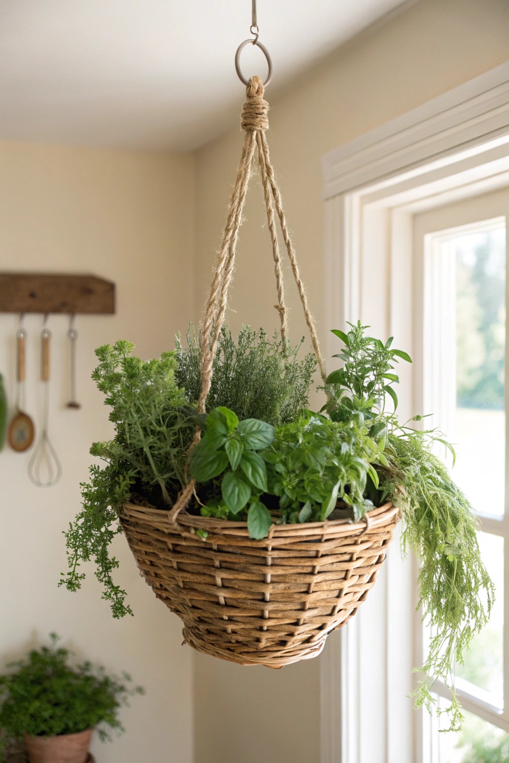 Elevate your space with a handcrafted tiered hanging basket garden—simple, stunning, and full of life.