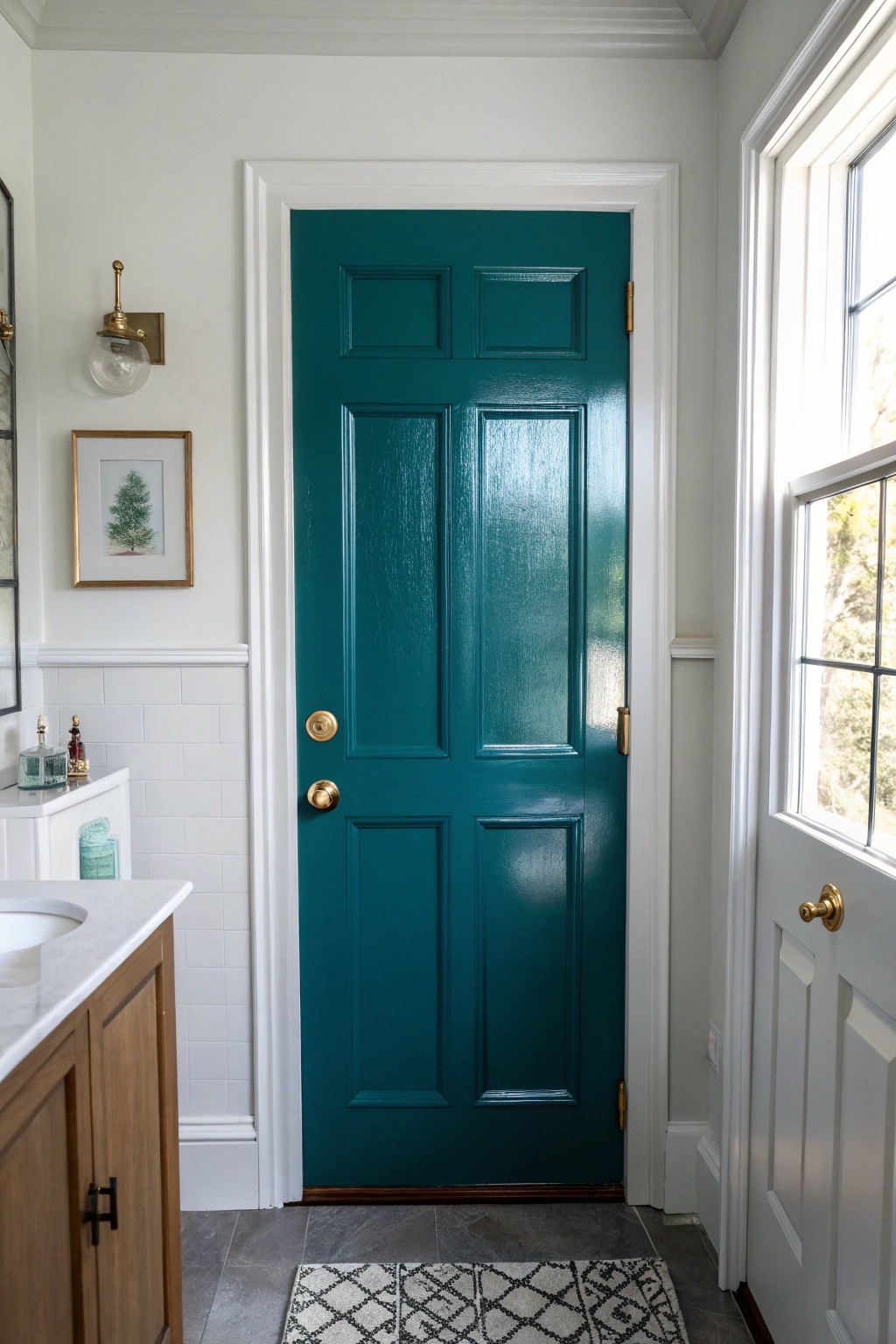 Add instant shine with a high-gloss painted door—simple, stunning, and full of character.