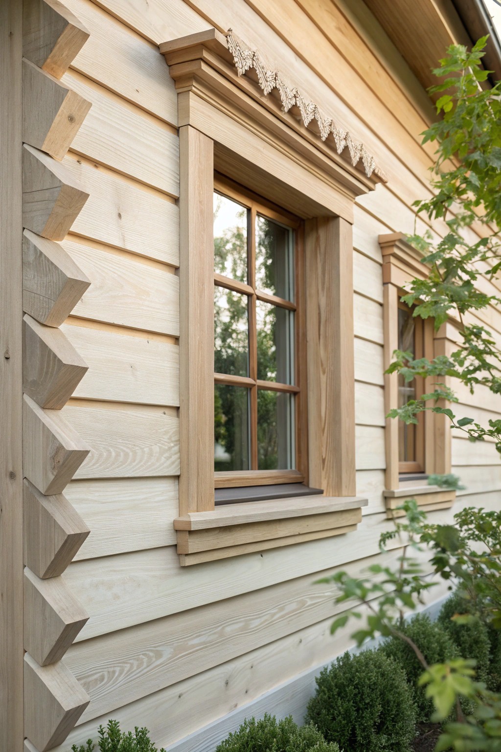 Elevate your curb appeal with elegant, layered window trim—where simplicity meets craftsmanship.