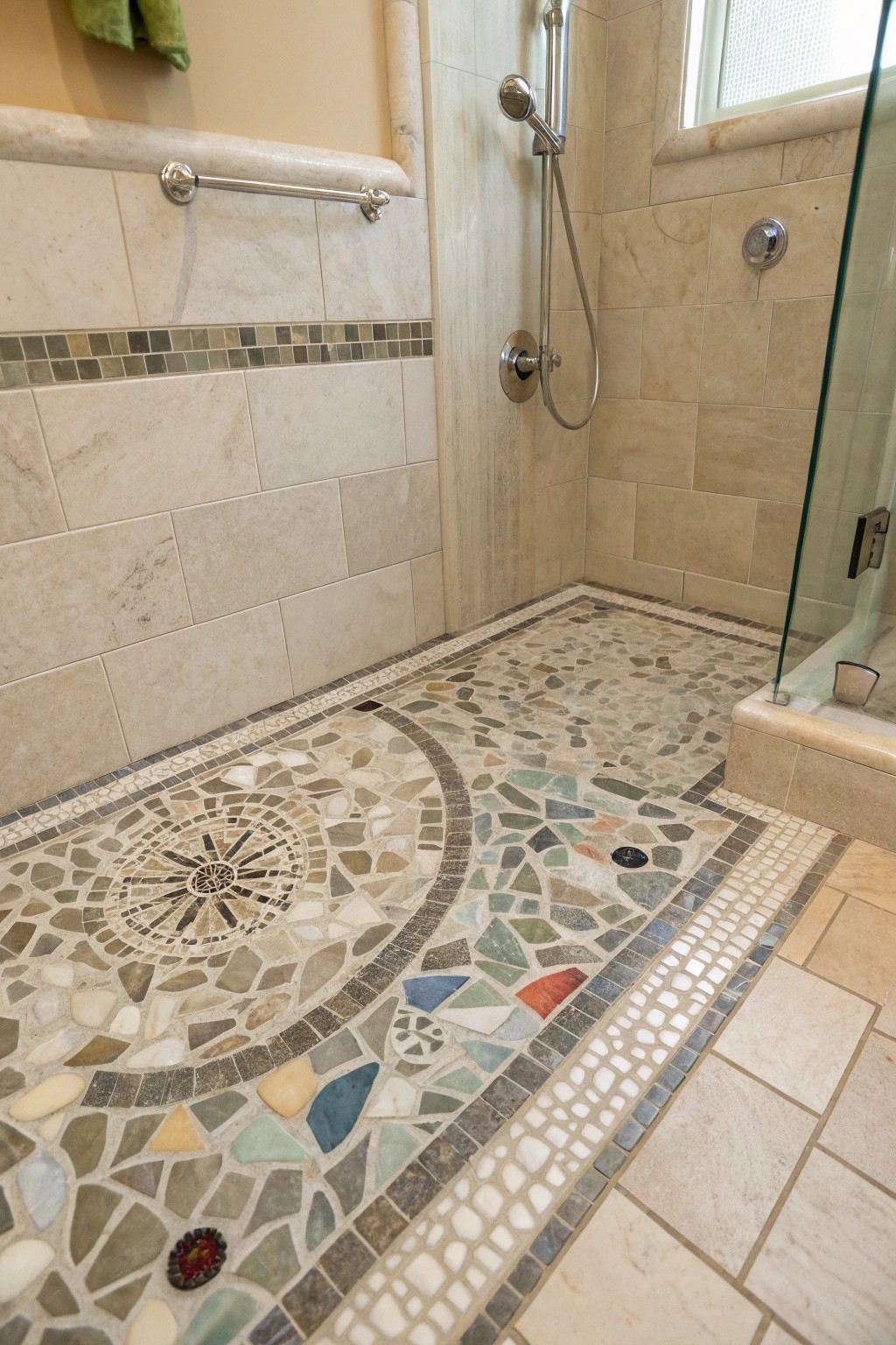 Mixing materials adds depth and designer intrigue.