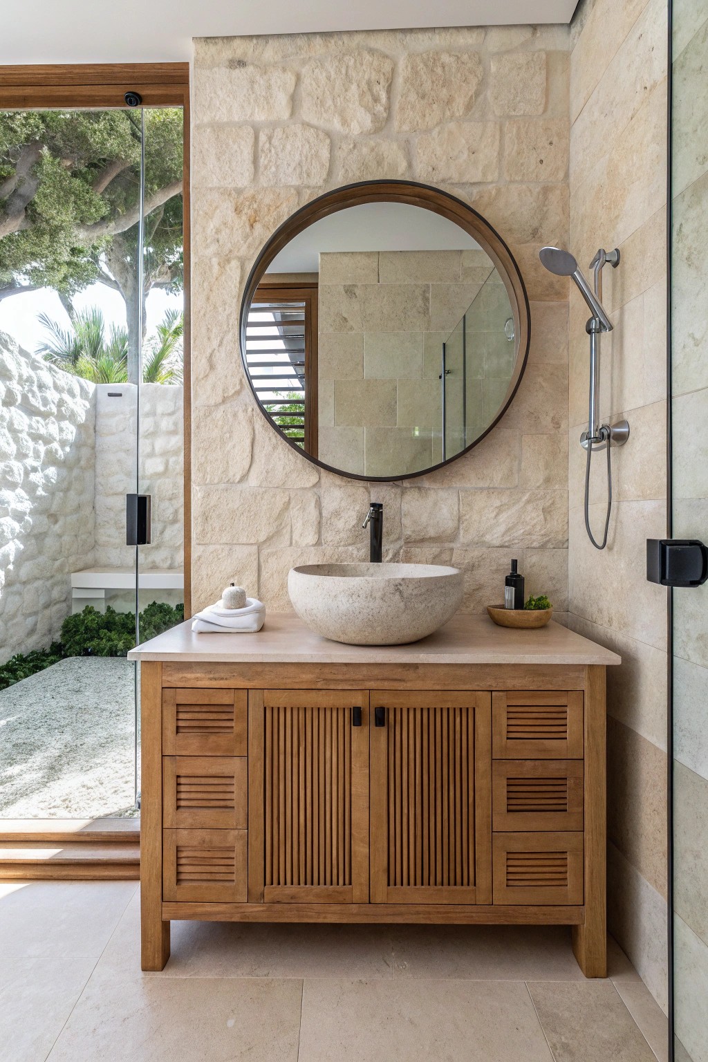 Bring balance to small spaces—embrace symmetry for serene, natural beauty.