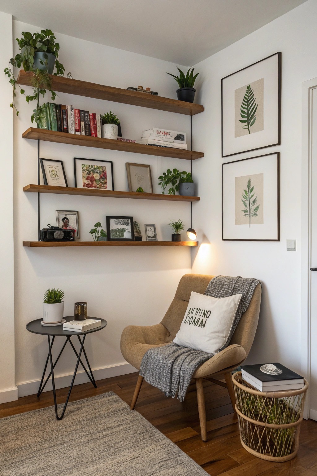 Display ledges let you personalize your space without crowding it.