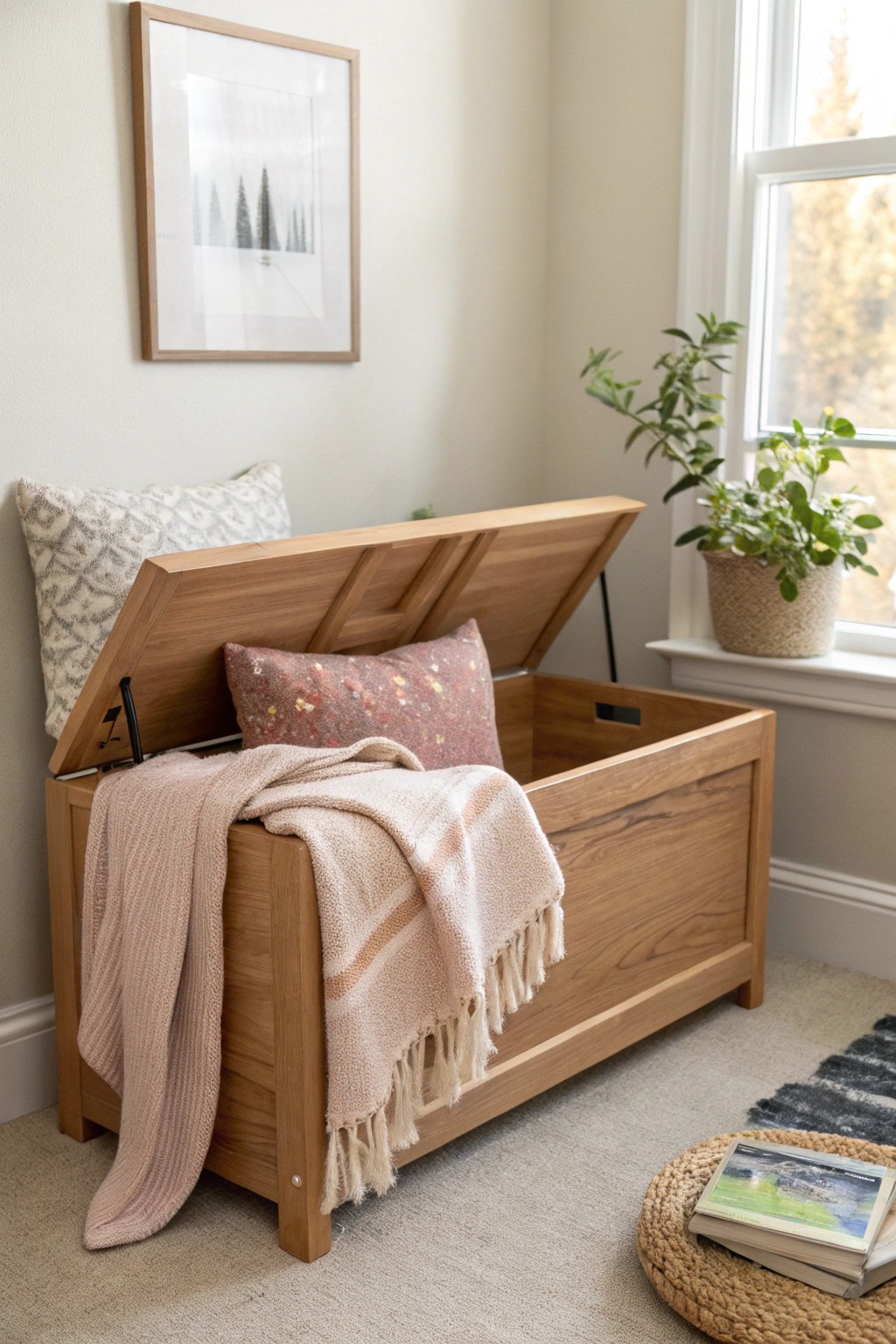 Hidden storage, natural beauty—serene spaces begin here.