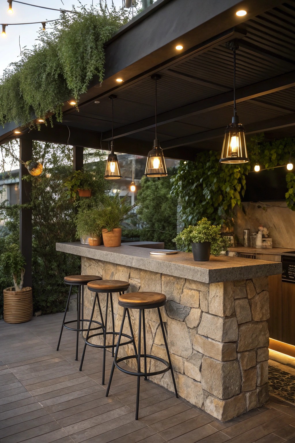 A chic under deck café bar invites leisurely mornings and lively evenings alike.