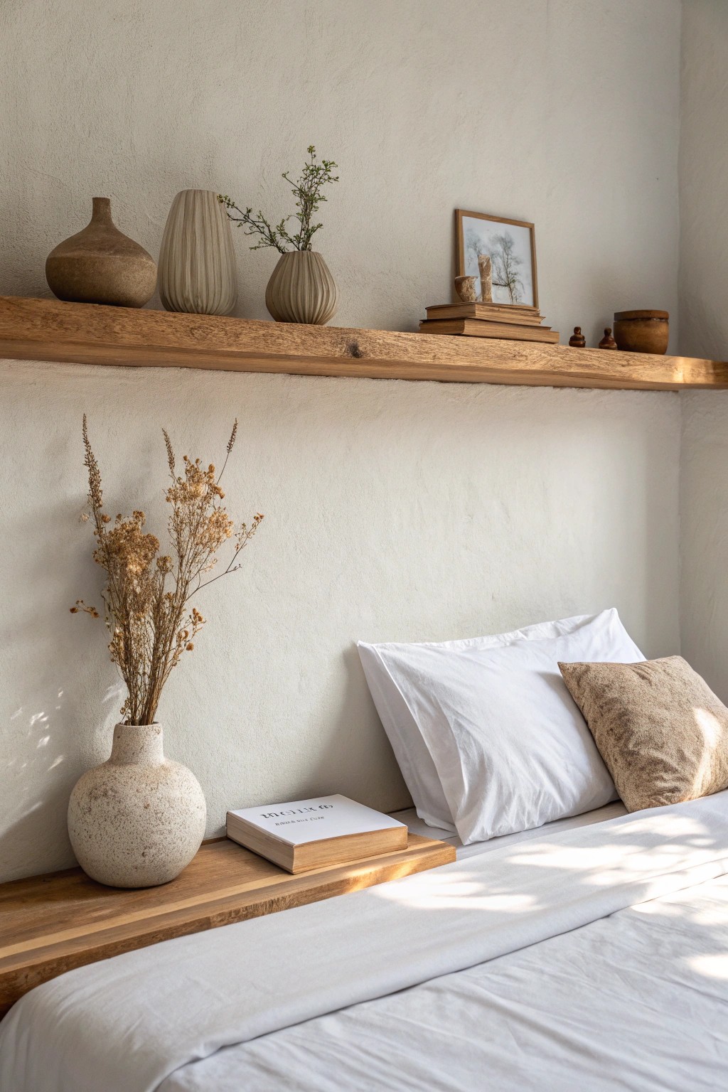 Elevate your space with a minimalist single shelf—beauty in simplicity.