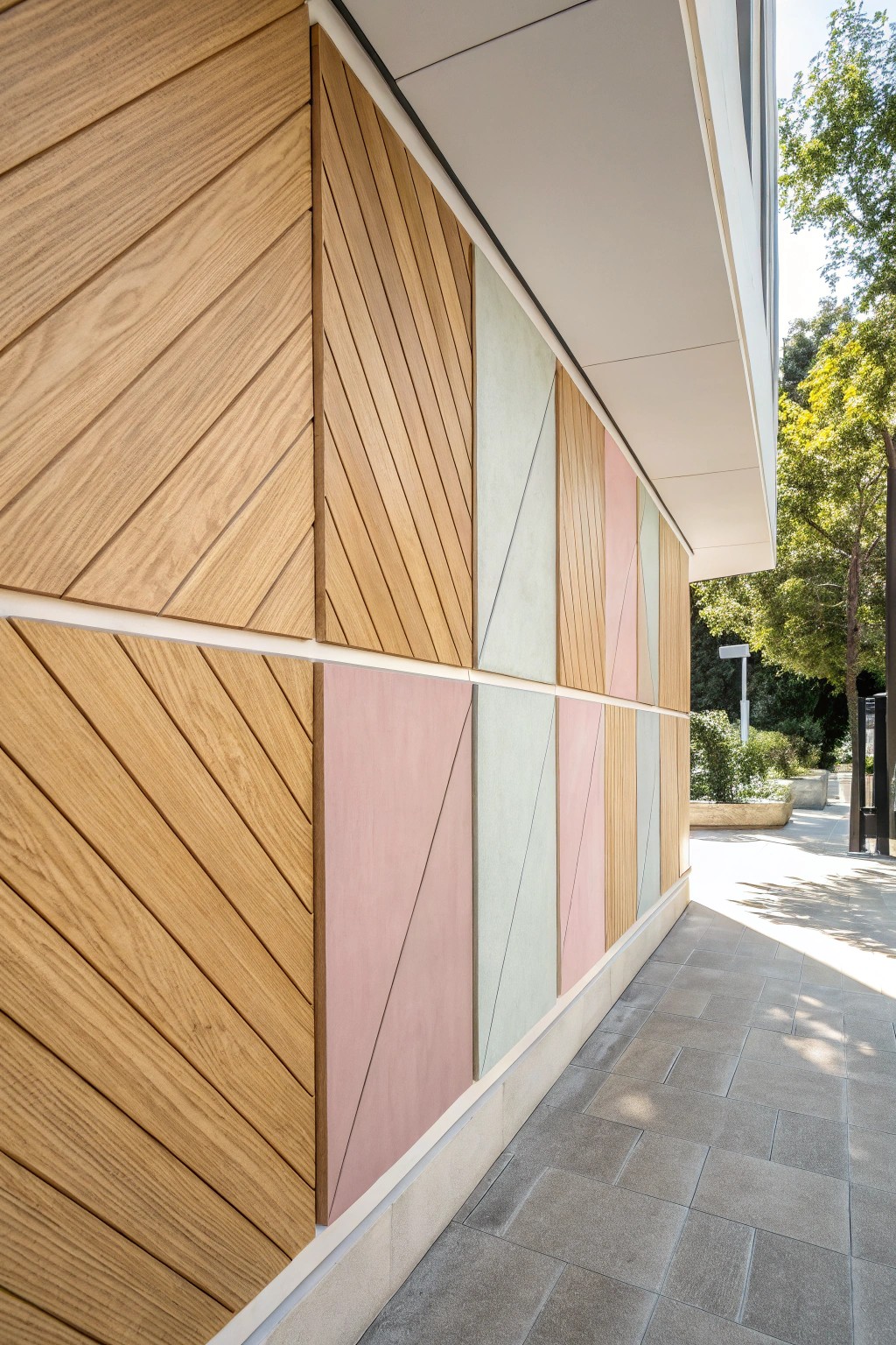 Refresh your space with a striking mix of natural wood and painted panels—where craftsmanship meets color.