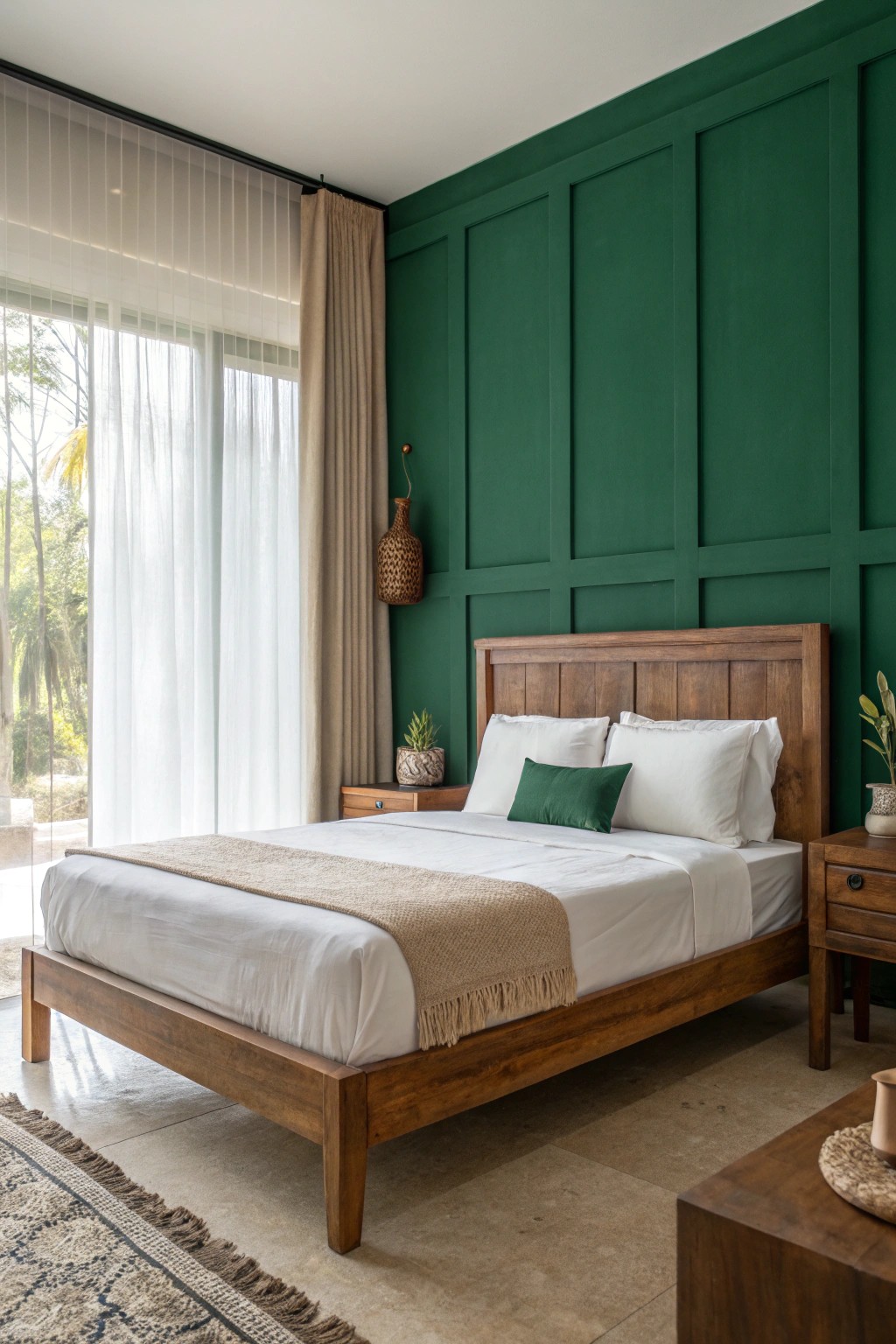 Transform your bedroom with a bold, beautiful accent wall.