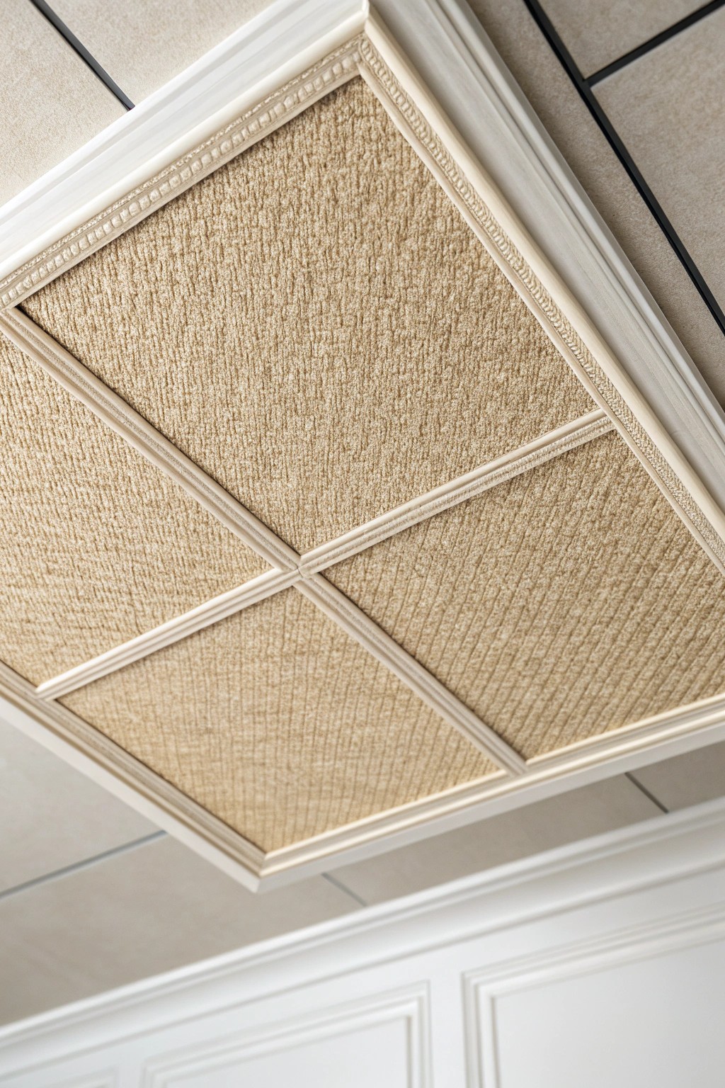 Elevate your space with the quiet elegance of acoustic drop ceiling tiles.