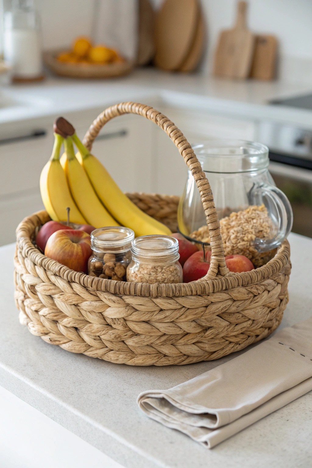 Elevate your mornings with a beautifully organized breakfast basket.