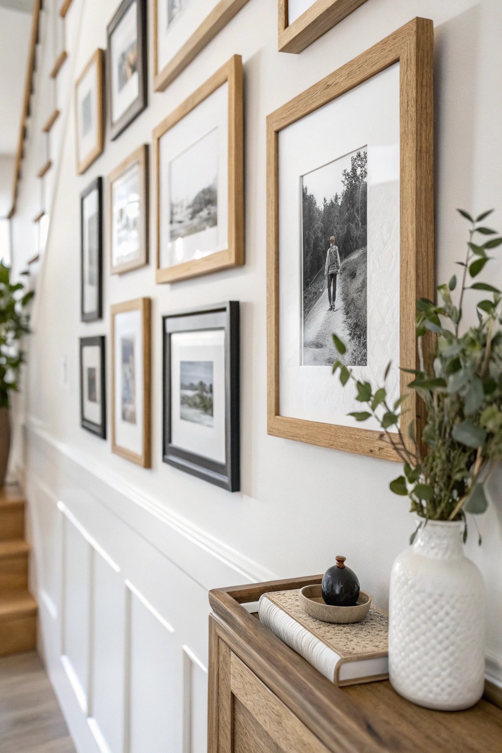 Curate your story with a modern gallery wall—where every entry feels personal.