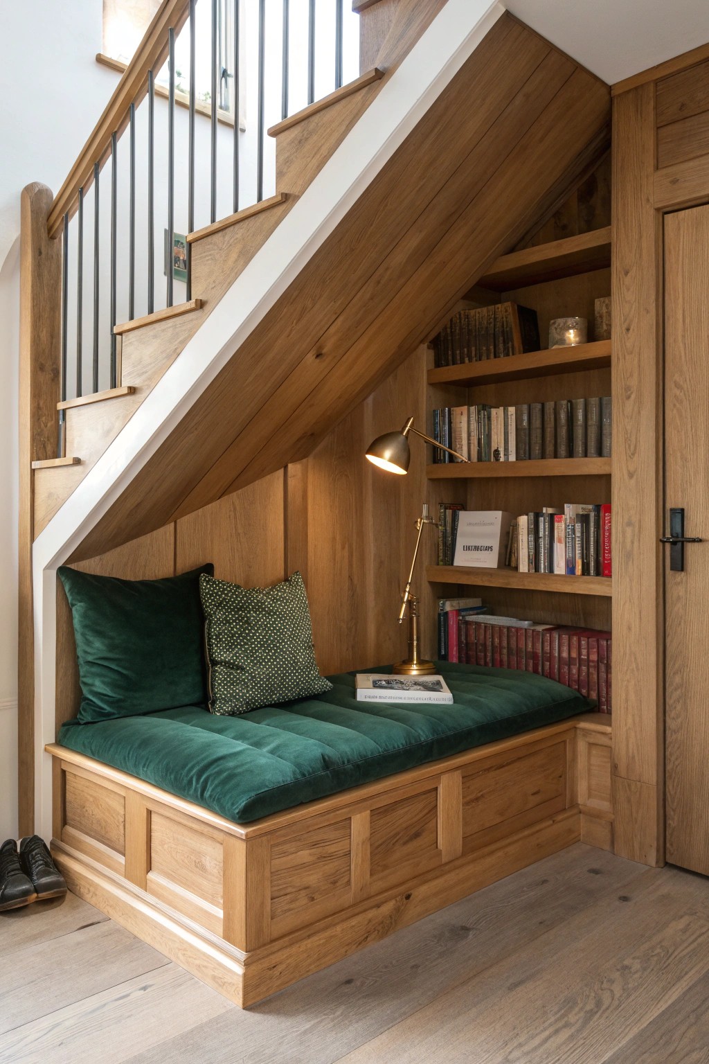Find comfort and inspiration in a cozy built-in nook—where craftsmanship meets everyday magic.