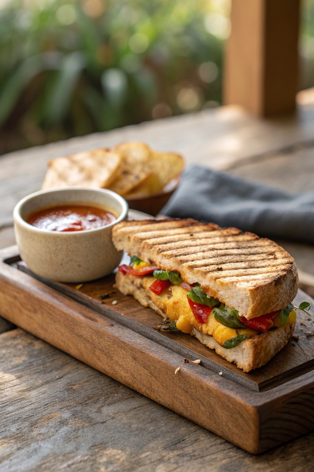 Simple perfection: a handcrafted grilled sandwich, crisp and golden, ready to inspire your next cookout.