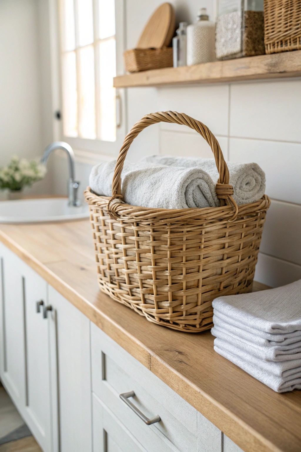 Elevate your kitchen storage with a beautiful woven basket—where function meets natural style.