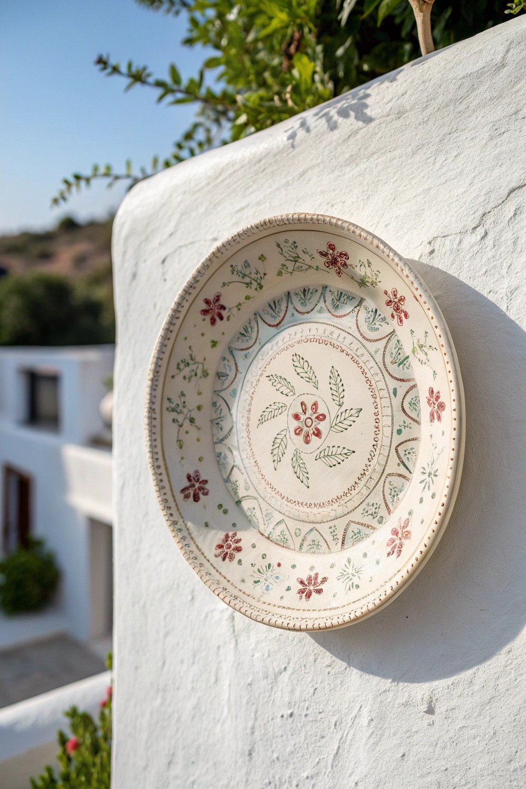 Let a handcrafted plate become the unexpected star of your wall.
