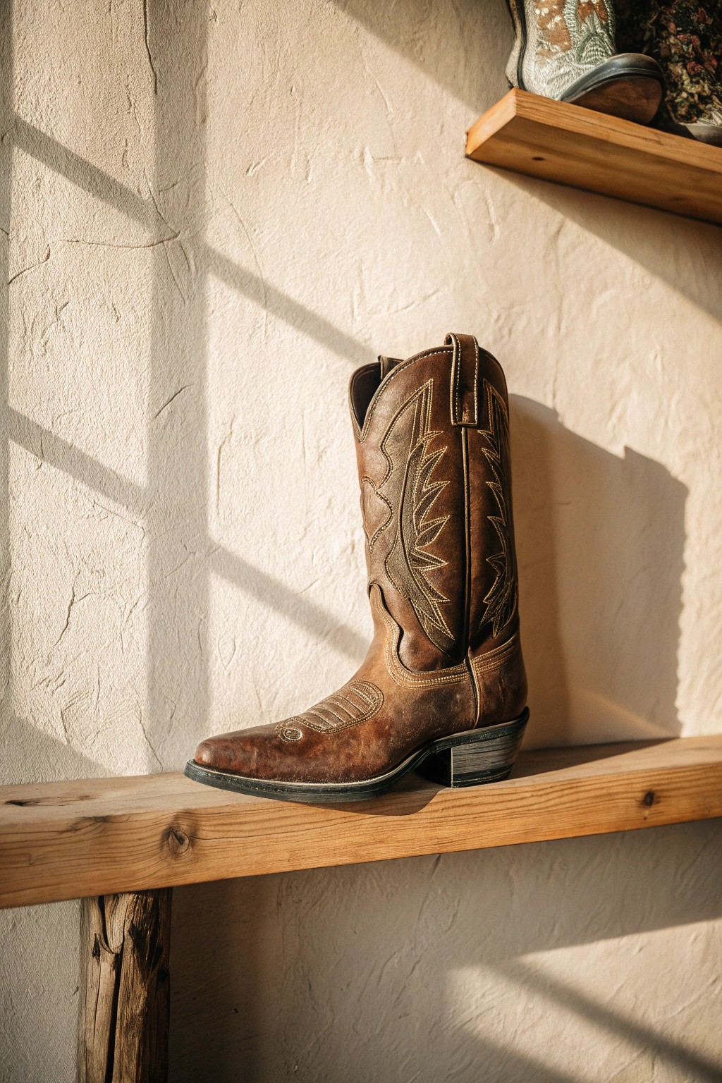 Turn your favorite western boot into unexpected art—simple, soulful, and full of story.