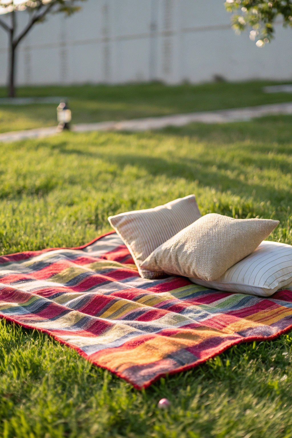Transform your backyard with a simple picnic blanket retreat—effortless, cozy, and beautiful.