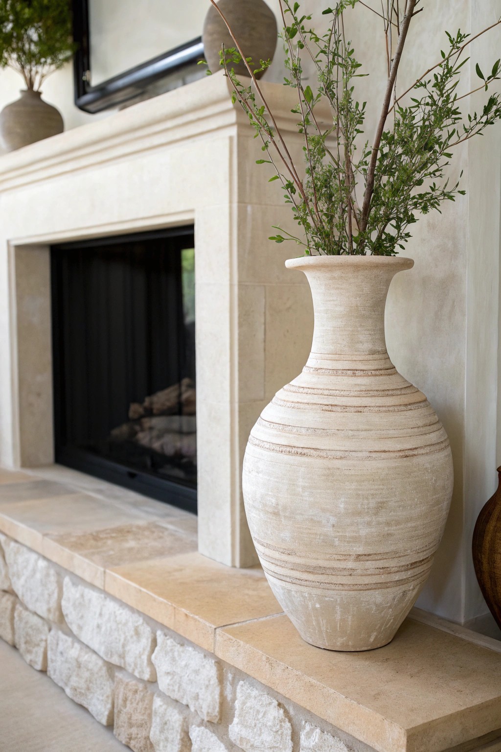 Elevate your hearth with a statement sculptural vase—simple, beautiful, and endlessly versatile.