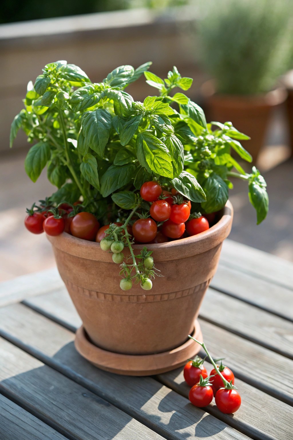 Grow a mini kitchen garden in a single, stunning container—fresh flavors right at your doorstep.