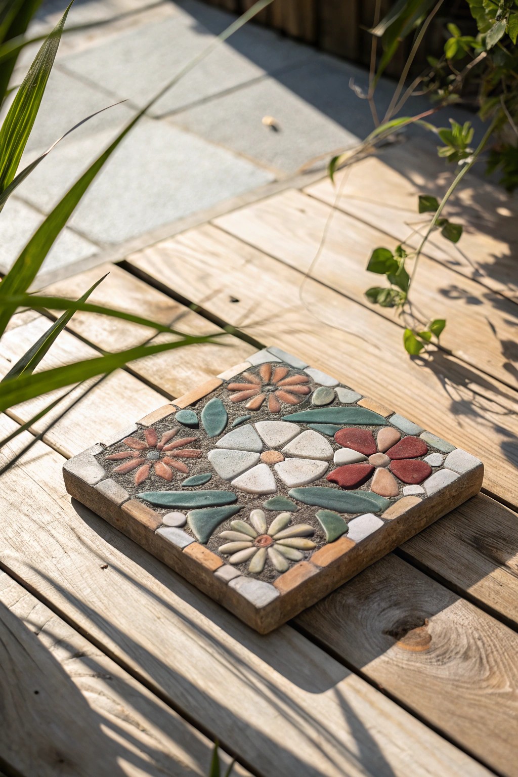 Handcrafted mosaic tile: artistry and color for your modern backyard oasis