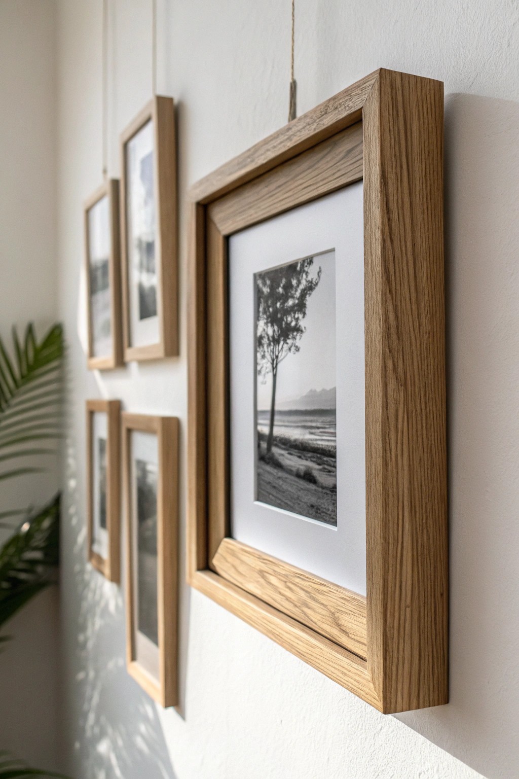 Simple gallery wall inspiration—personalize your open space with natural beauty and timeless frames.