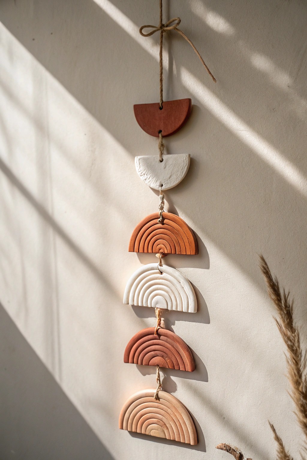 Elevate your space with a modern, handcrafted clay wall hanging—simple, natural, and stunning.