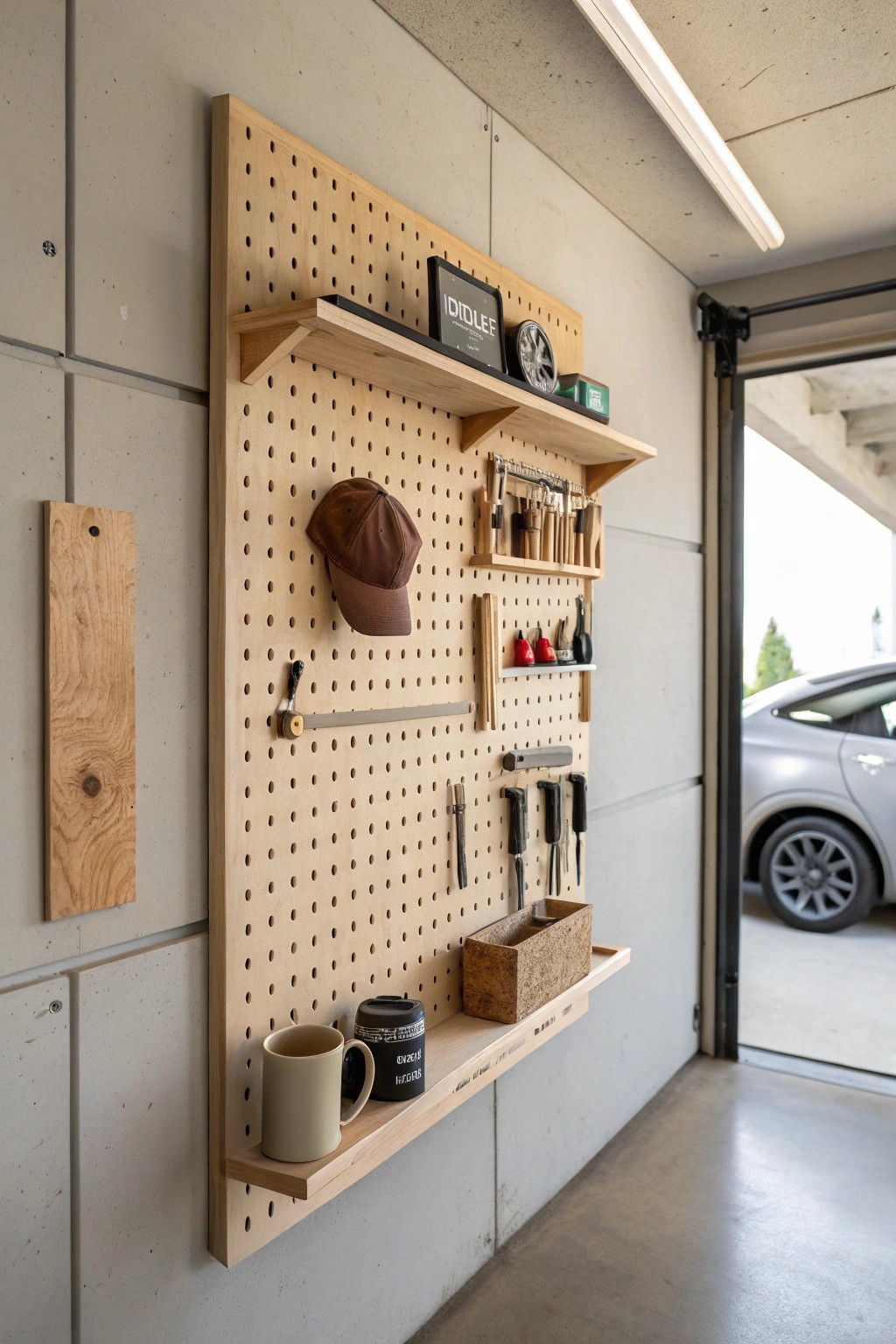 Effortless style meets smart storage—your tools, your wall art.