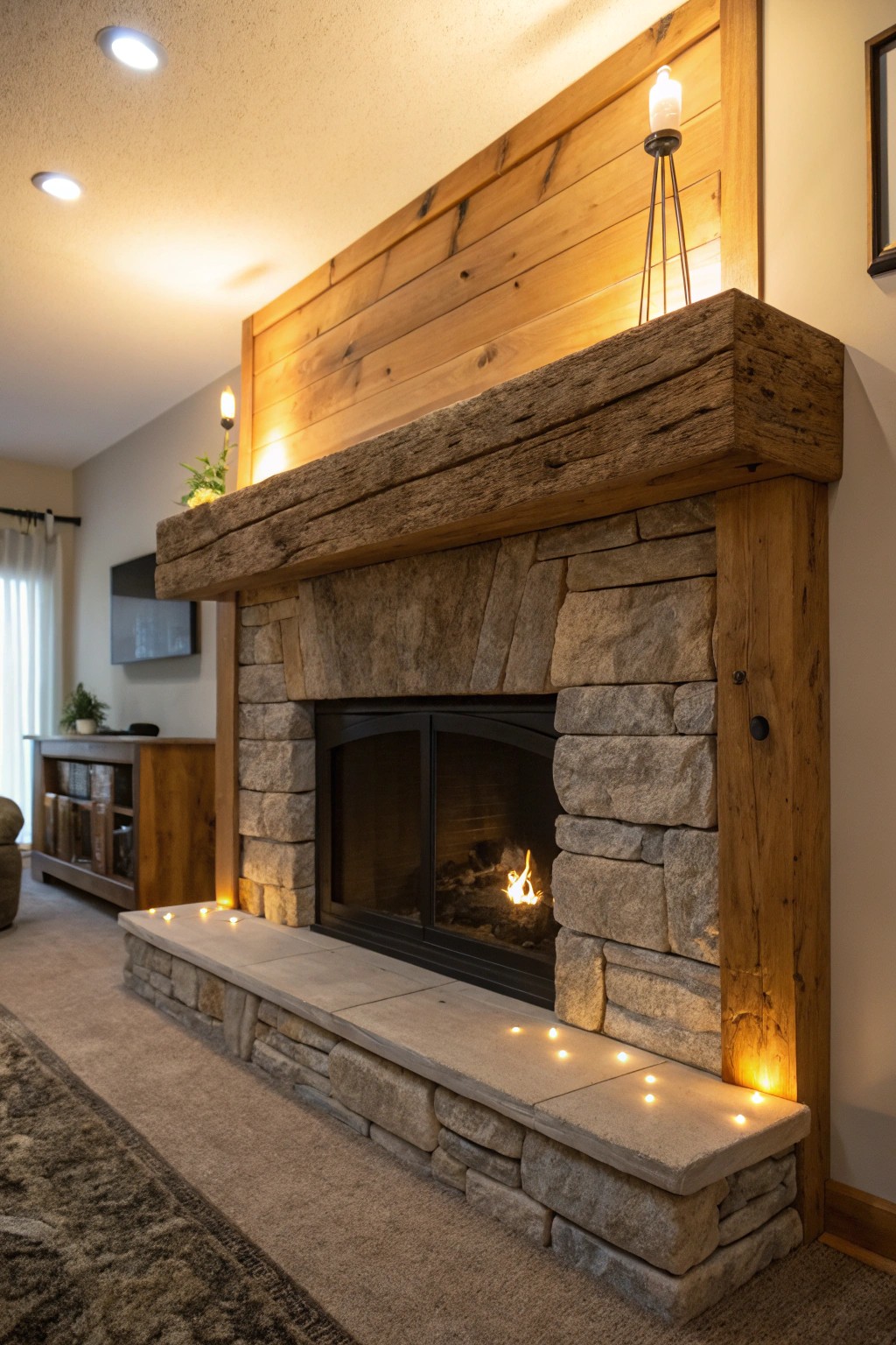 Elevate your hearth with artisan charm and magical ambient lighting.