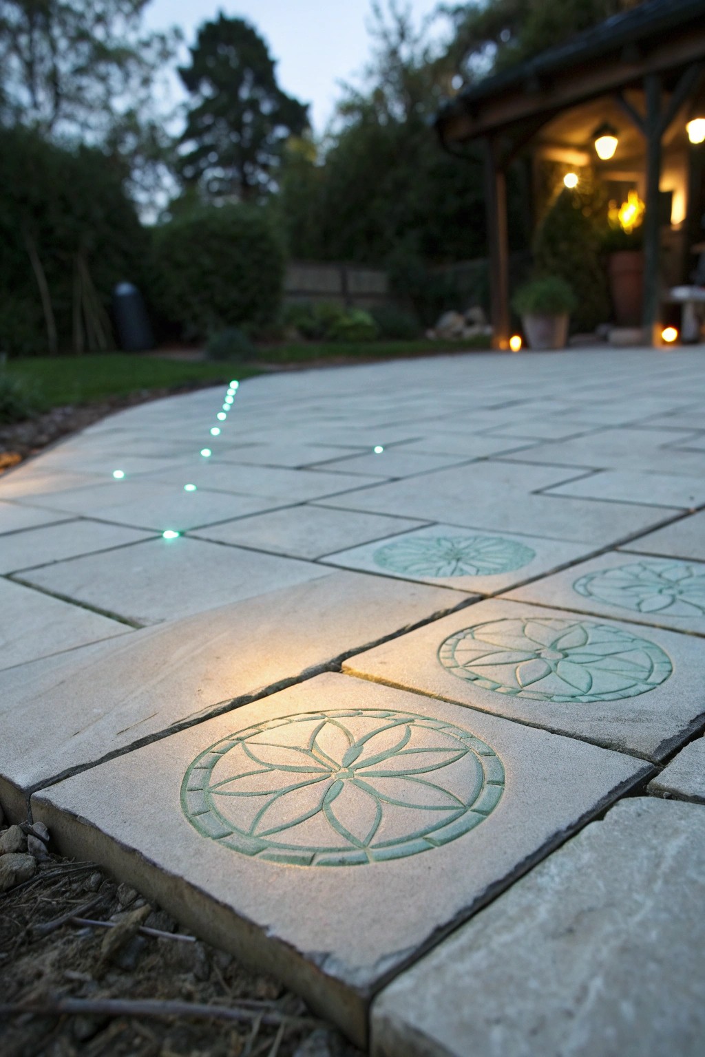 Enchant your evenings with handcrafted, glow-in-the-dark patio accents.