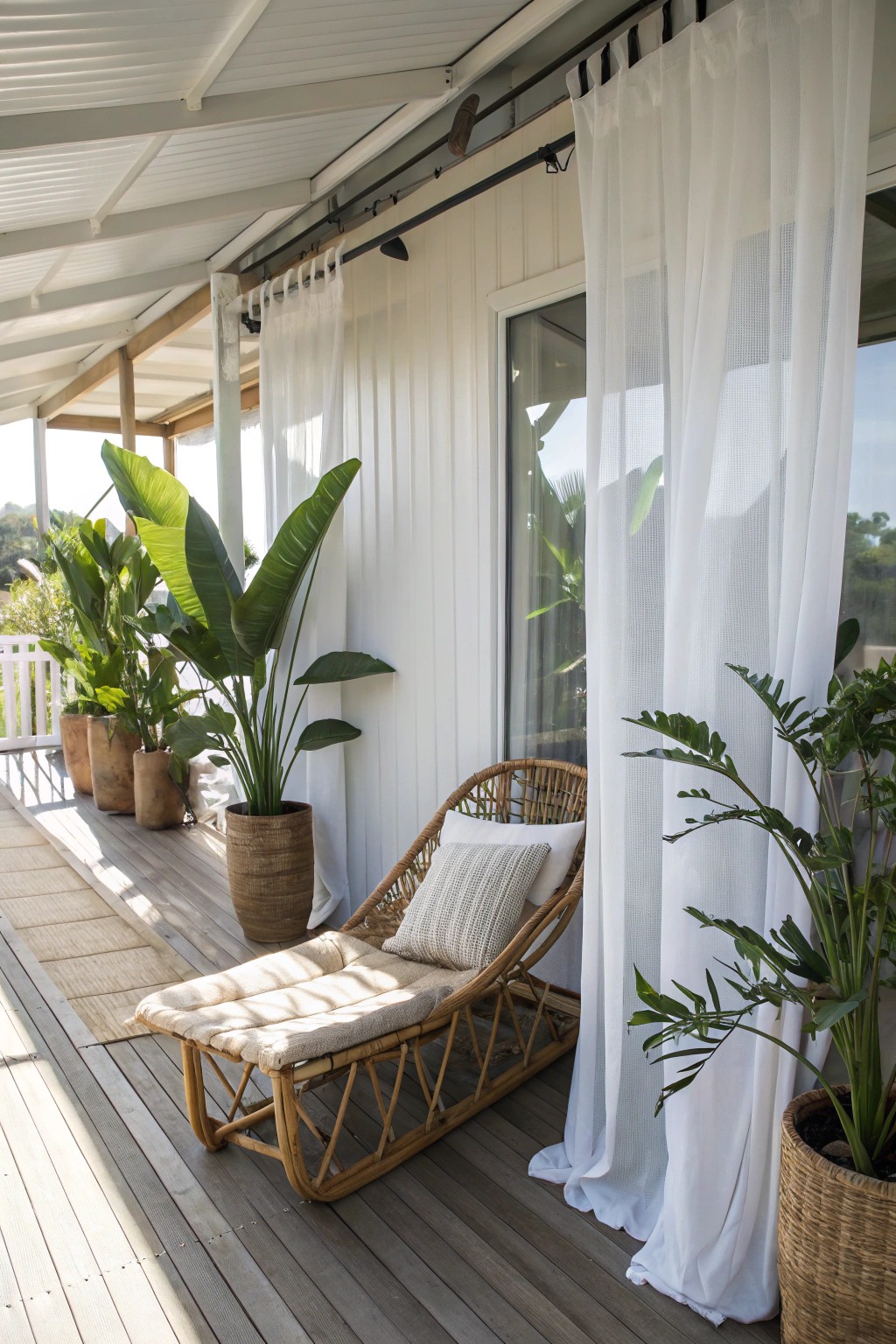 Discover your secret hideaway: a serene porch nook for peaceful escapes.