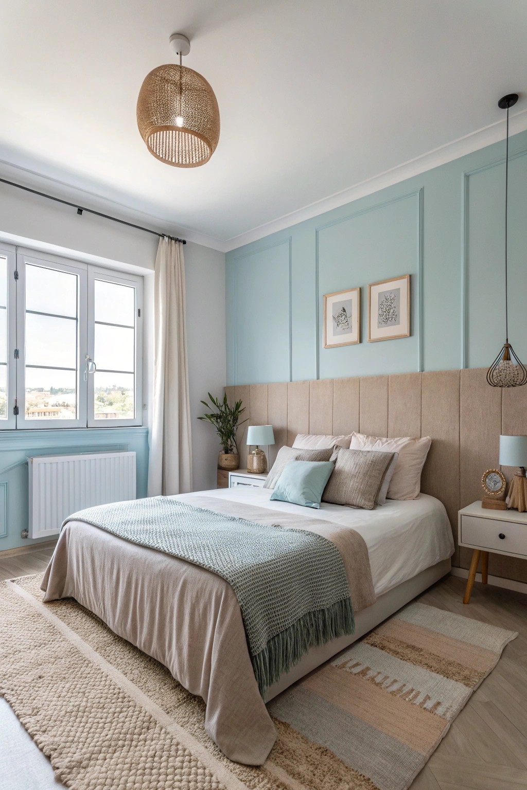 A harmonious palette blends masculine and feminine energy effortlessly.