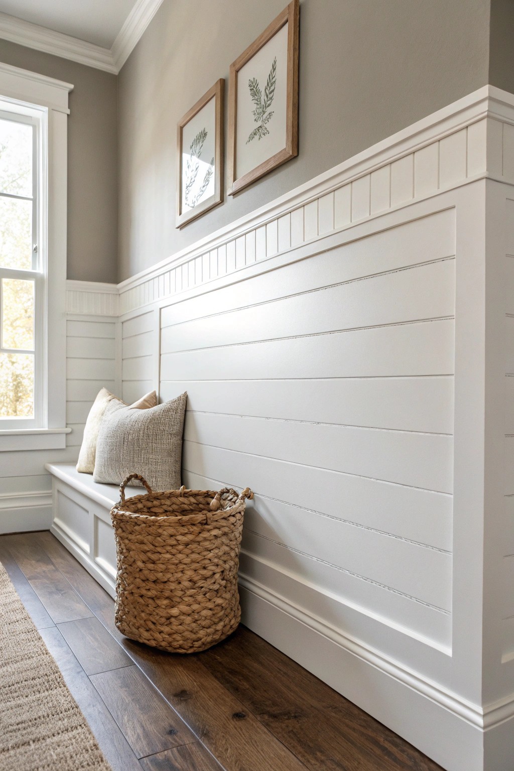Crisp white shiplap brings effortless calm and handmade charm to your bedroom retreat.