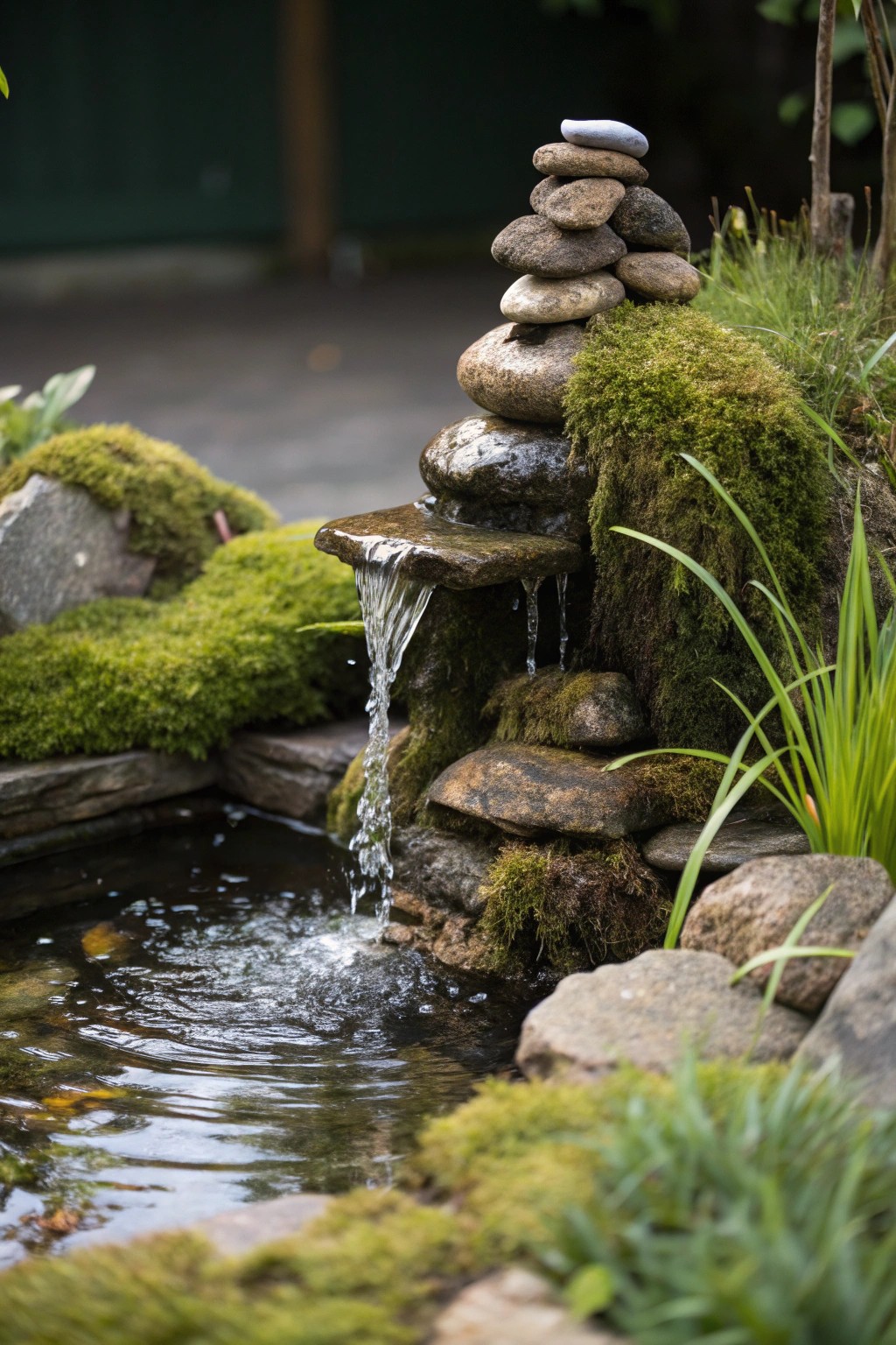 Transform your pond with a handcrafted mini waterfall—nature’s soothing soundtrack, beautifully simple.