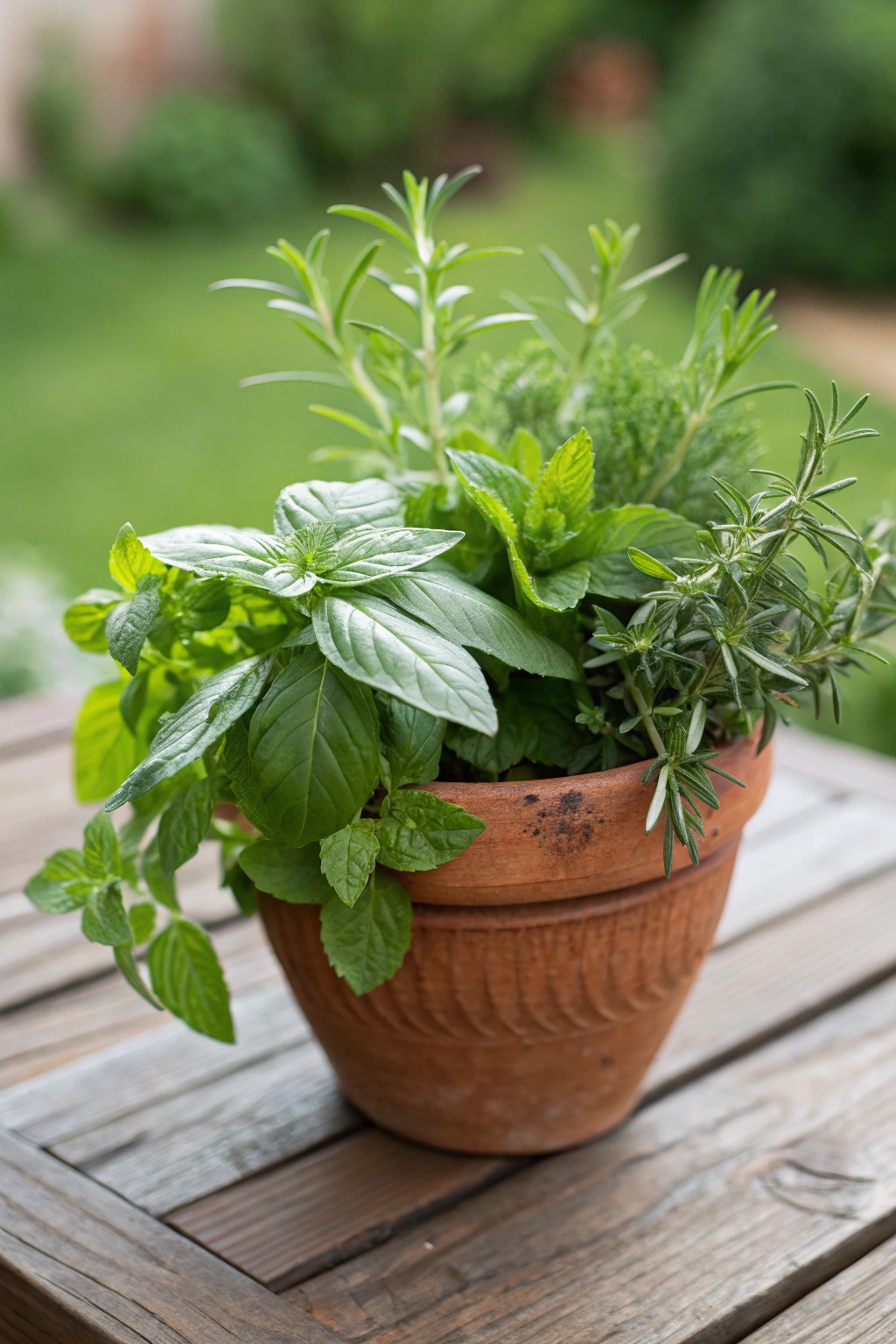 Elevate your gatherings with a simple yet stunning cocktail herb bar centerpiece.