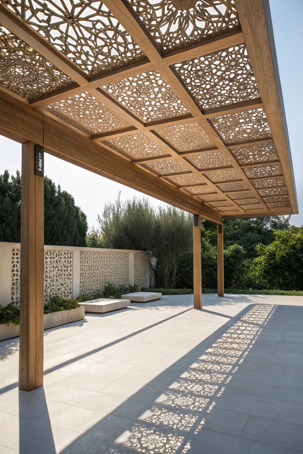Elevate your outdoor space with a pergola that doubles as a work of art.