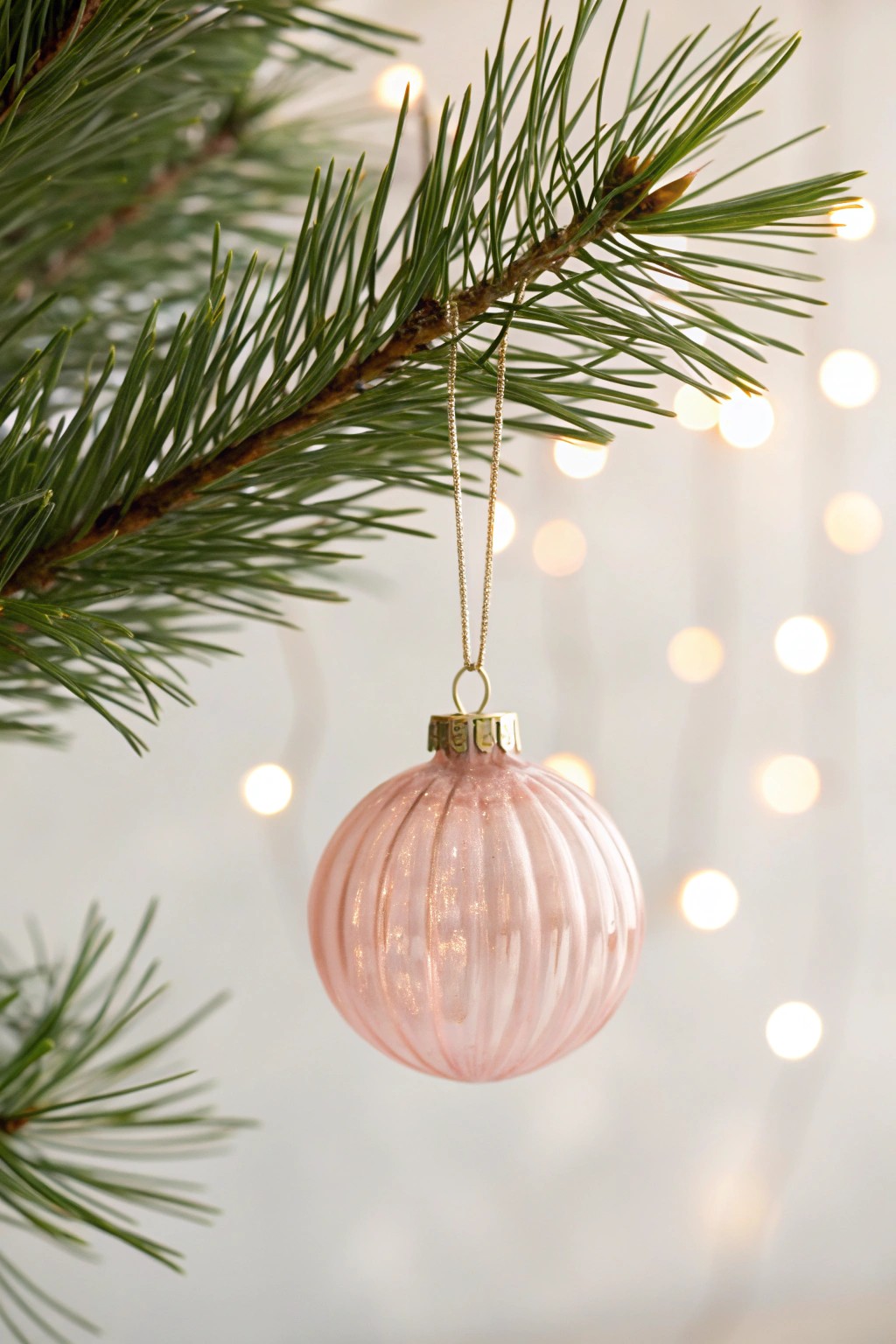 A touch of pink brings dreamy charm to your Christmas décor.