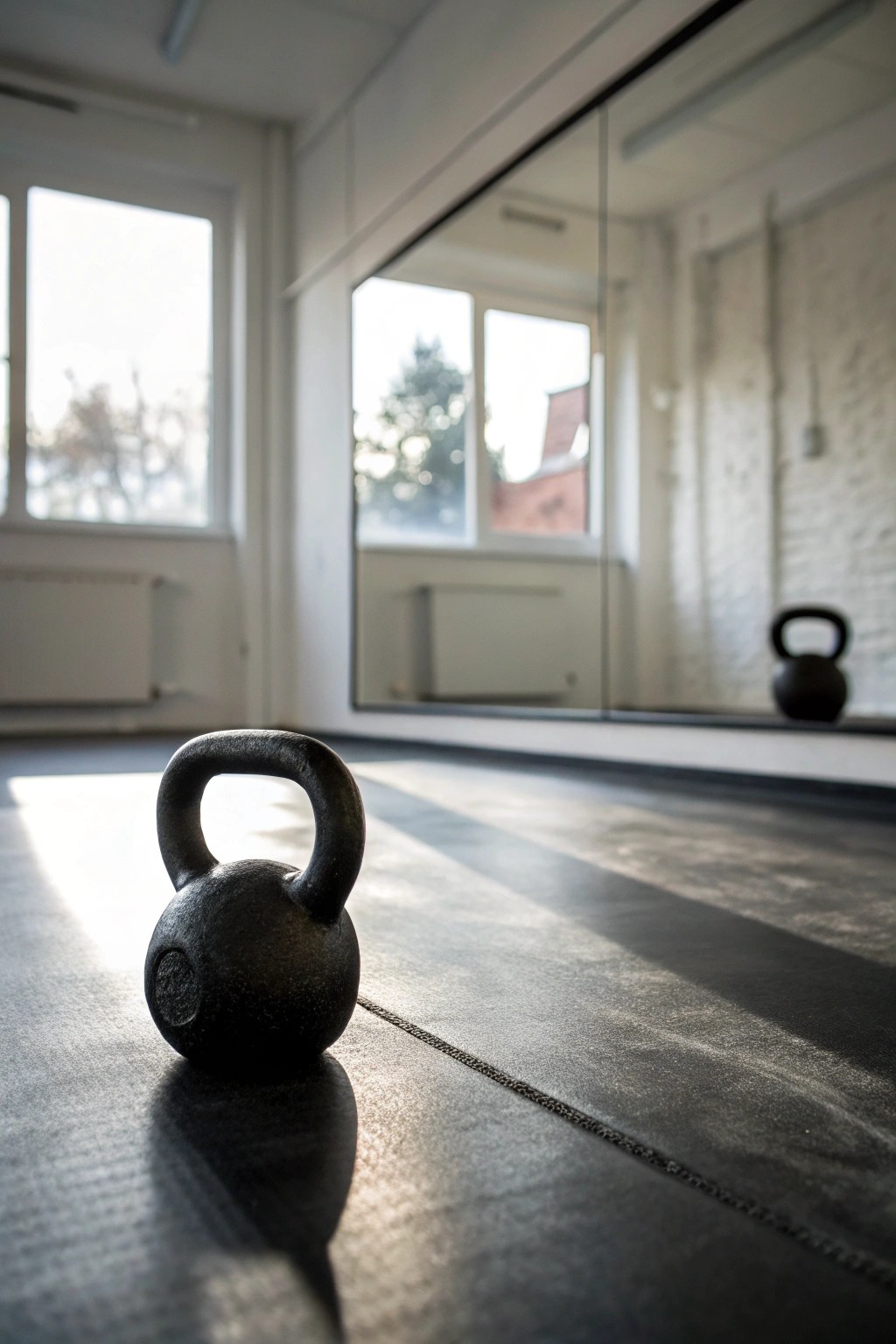 Transform your garage into a serene home fitness studio with simple, inspiring touches.