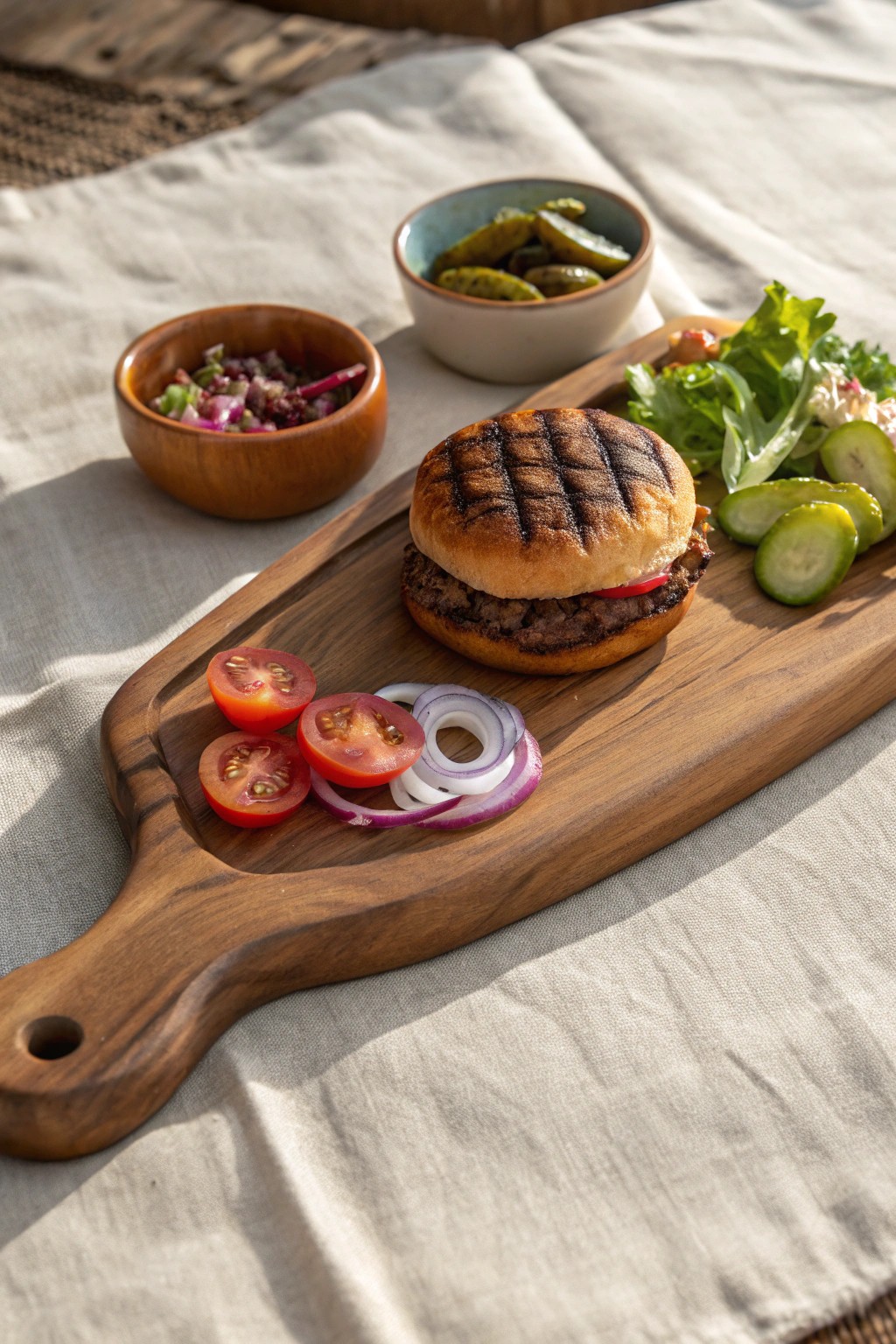 Build your dream burger: simple, fresh, and handcrafted.