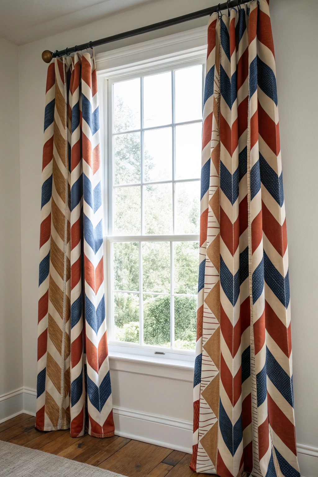 Make a statement with bold patterned curtains—where art meets craftsmanship.