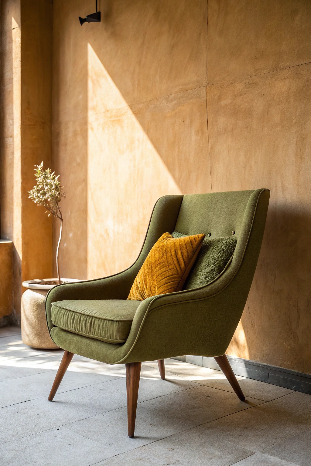 Earthy elegance: Let mid-century colors transform your living space.