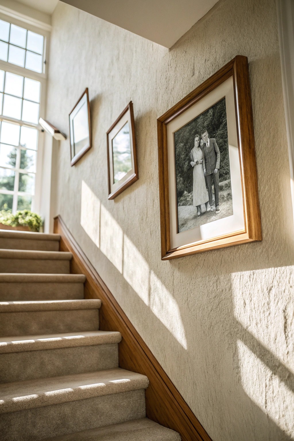 Create a story with a single frame—your staircase, your memories.