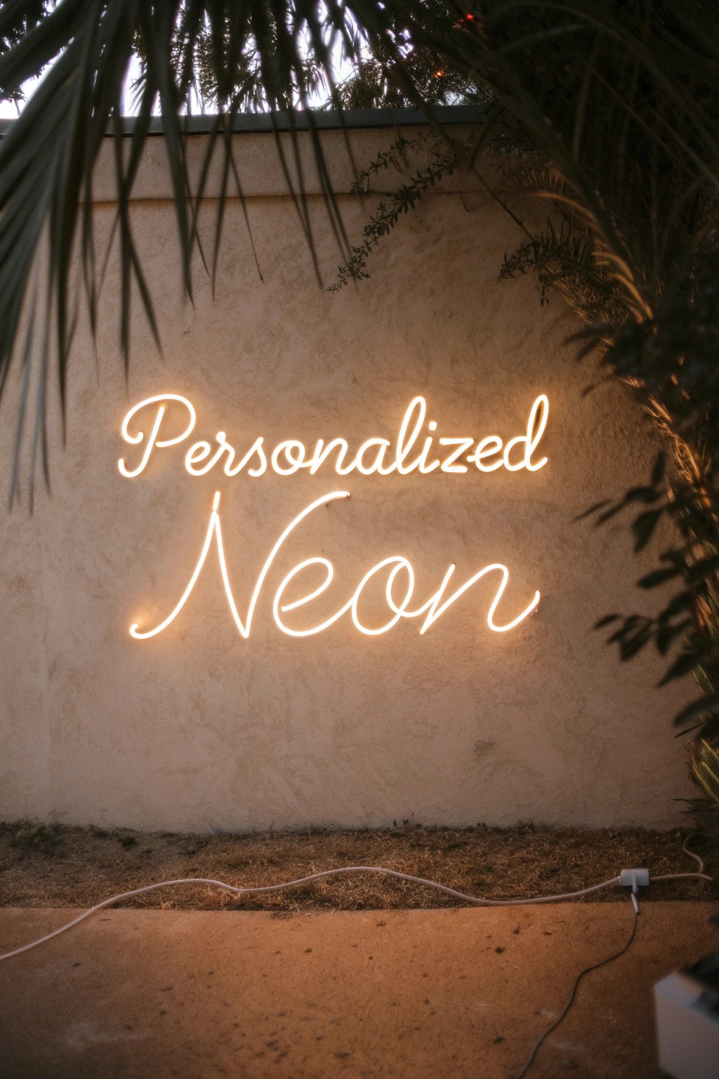 Illuminate your space with a custom neon sign—where modern charm meets personal touch.