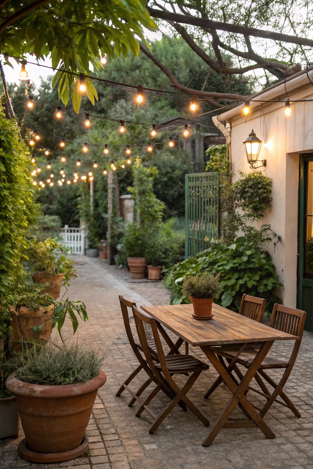 A stylish alfresco dining nook perfect for memorable meals with friends and family.